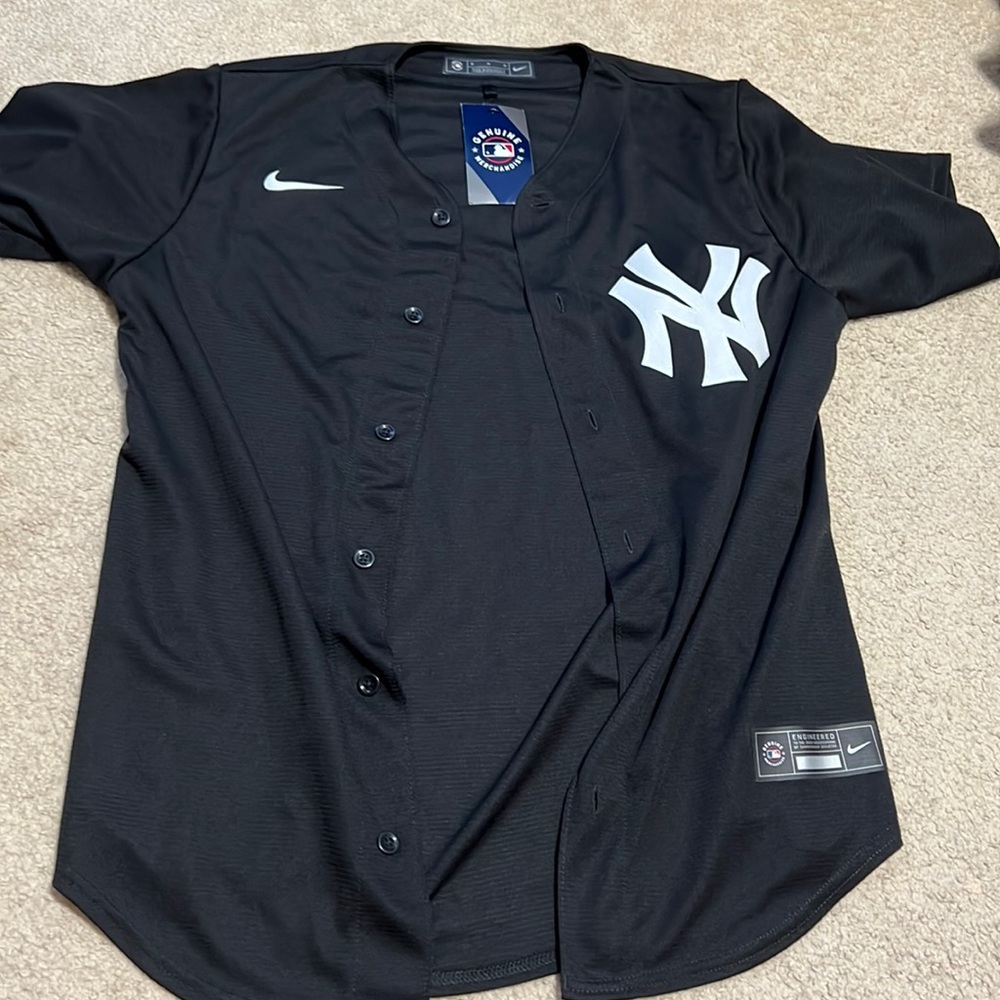 Mens yankee jersey black
